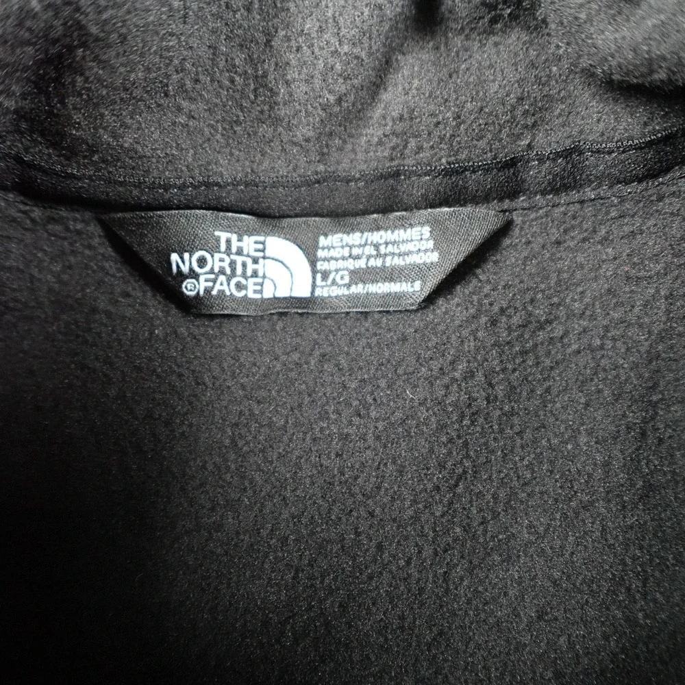 The North Face Jacket Mens Large Black Fleece Half Zip Pullover Sweatshirt